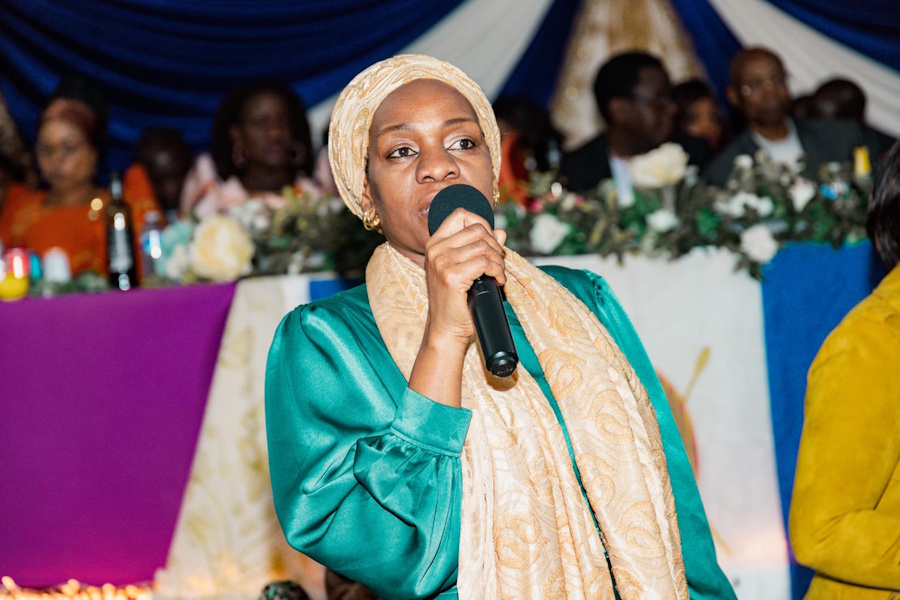 Aisha, addressing the Buganda UK & Ireland Womens Association